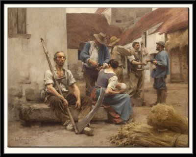La Paye des moissonneurs, 1882