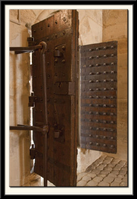 Studded doors in the Keep
