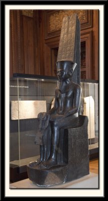 Le dieu Amon protege Toutankhamon, 1336-1327 av. J.C.
