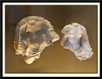 Moule fragmentairage - Torse d'Aphrodite assise, vers 250 av. J.C.