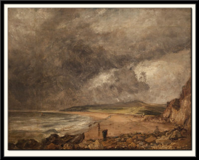 La Baie de Weymouth a l'approche de l'orage, vers 1818-19