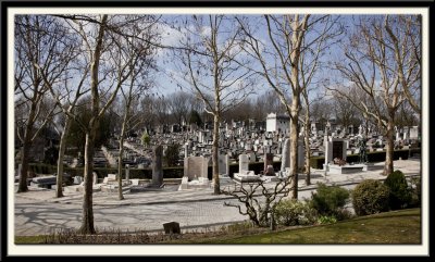 Just a corner of this very large and beautiful cemetery