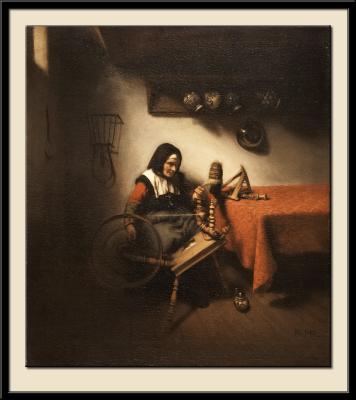Woman Spinning