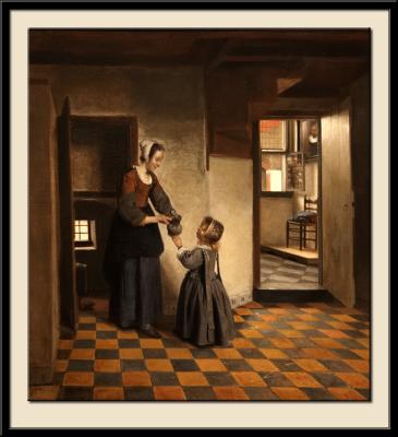 Woman with a Child in a Pantry, 1656-1660