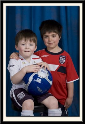 Our Grandsons Harry and James
