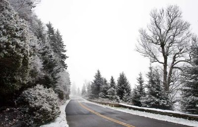 Blue Ridge Parkway Snow 1