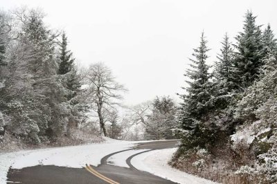 Blue Ridge Parkway Snow 5
