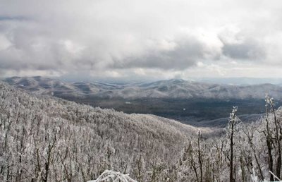 Blue Ridge Parkway Snow 7