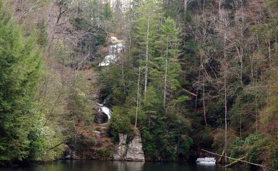 approaching Laurel Fork Falls