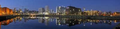 Reflection From The Albert Dock... A Panorama.