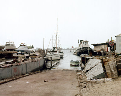 1962 Newport boat yard