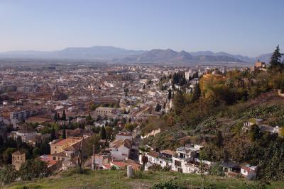 Granada, from the Road to the Alhambra