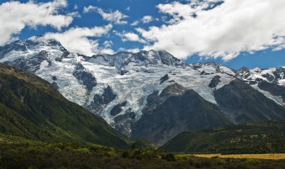 Along the road to Mt. Cook.