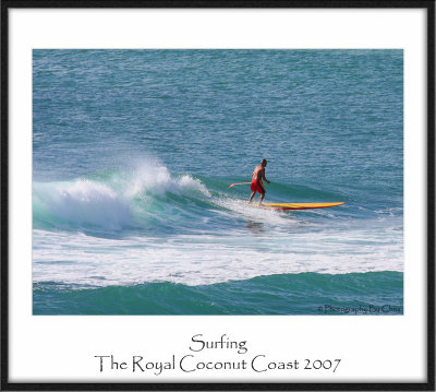 Surfing Kauai
