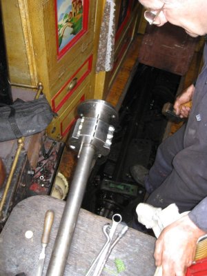Mounting the coupling on the prop shaft