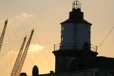 The lighthouse at Trinity Buoy Wharf