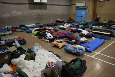 Part of teh sleeping accommodation at Kingsdown school