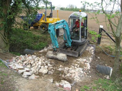 Forming the site access