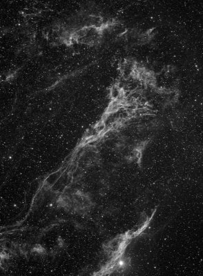 Pickering's Triangle in the Veil Nebula