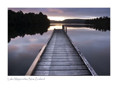 (004) Twilight, Lake Mapourika