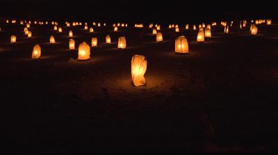 Petra: Candles in the Siq (Pic-a-Day)