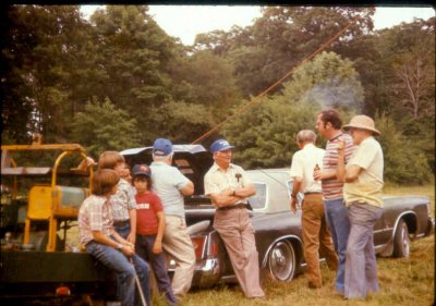 80 Pet VE3DSW, Johnny VE3DHK, Howard Cowling VE3WT on right