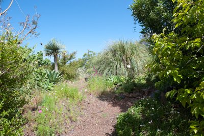 Gartenterasse nach Norden