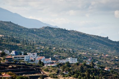 Blick aus dem Wintergarten nach Sden