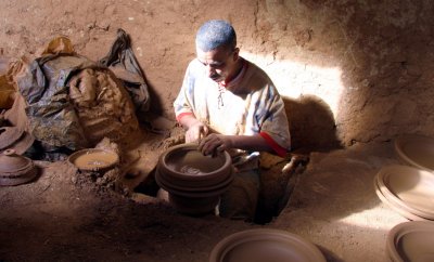 Making tagines