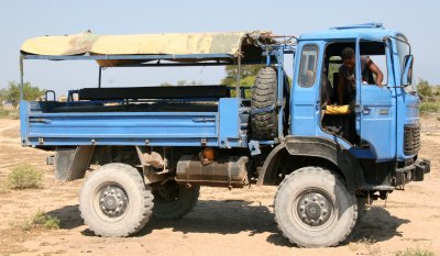 We spent about 5 hot, dusty hours on this blue beast on the trip to and from Tsimanampetsotsa