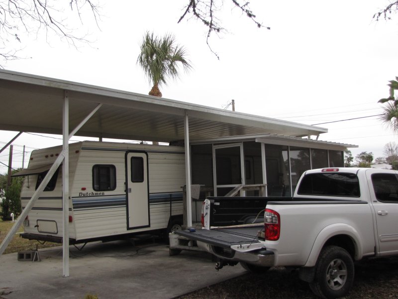 and nice porch but pretty small