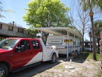 street view before, bye bye camper