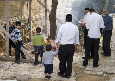 Burning the Hametz