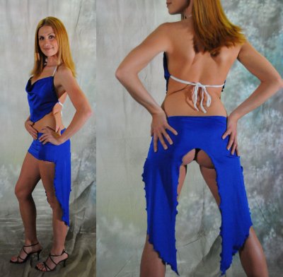Blue Salsa Tux Skirt Top_1