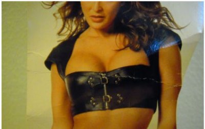 Leather Buckle Bustier_34C_36B ( arrived )