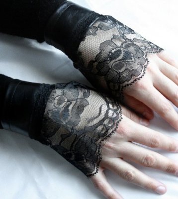 Leather and Lace Cuffs