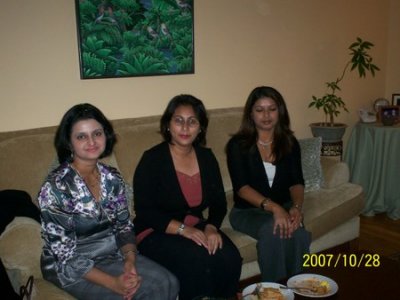 Deepa, Simi and Tania