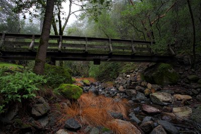 Bridge Over Creek - Sugarloaf Ridge State Park, California