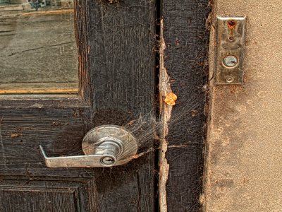 Cobwebbed Door Knob - Madison WI