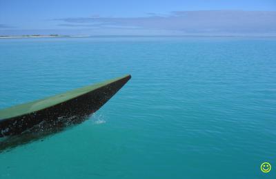 christmas island bonefishing canoe outrigger