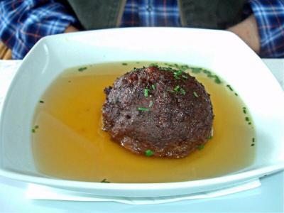 Leberkndel soup (Liver dumpling).jpg