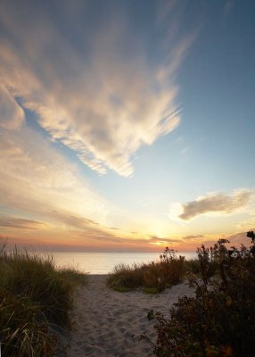 Sundown through the Dunes