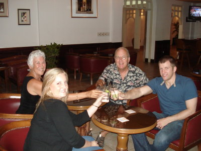 A toast to the honeymoon