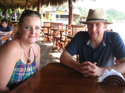 El Timon was a great place to eat and watch the surf