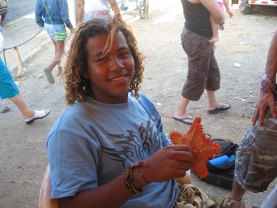 He wanted me to buy this starfish...