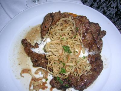 I had steak