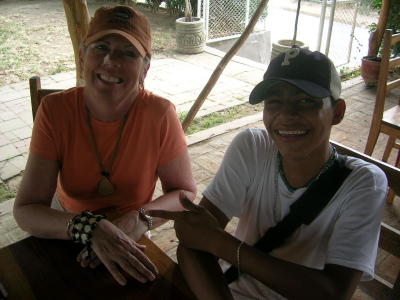 Sandra bought jewelry from Michael and helped with his English lessons