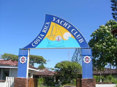 Costa Rica Yacht Club, I am now an honorary member super club.