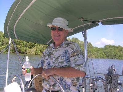 Ralph glad to be on the water finally