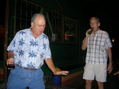 Ralph showing John a few moves of his own
